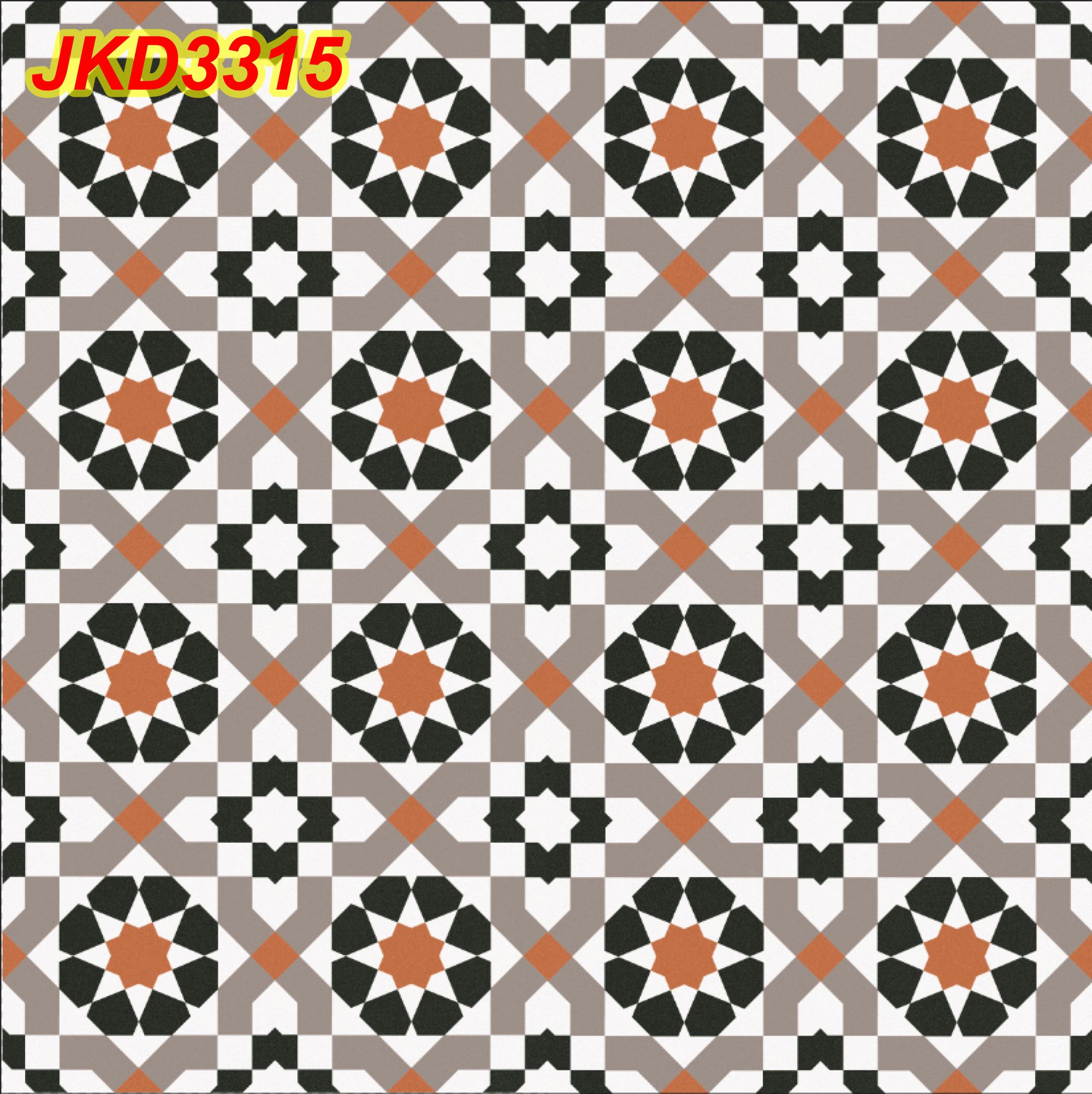 GẠCH BÔNG 30x30: JKD3315 GẠCH BÔNG 30x30: JKD3315