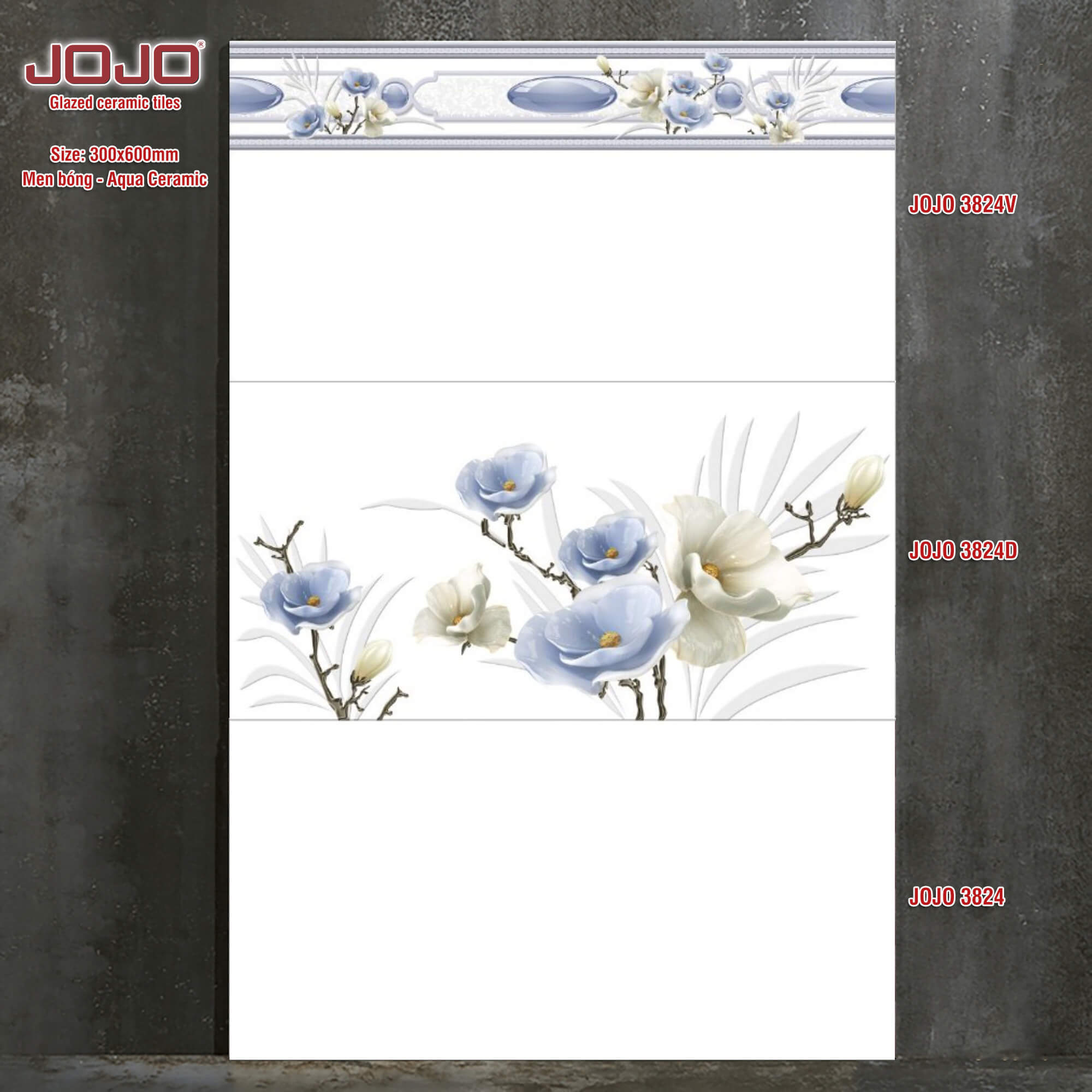 GẠCH ỐP 30x60: JOJO3824.24D.24V GẠCH ỐP 30x60: JOJO3824.24D.24V