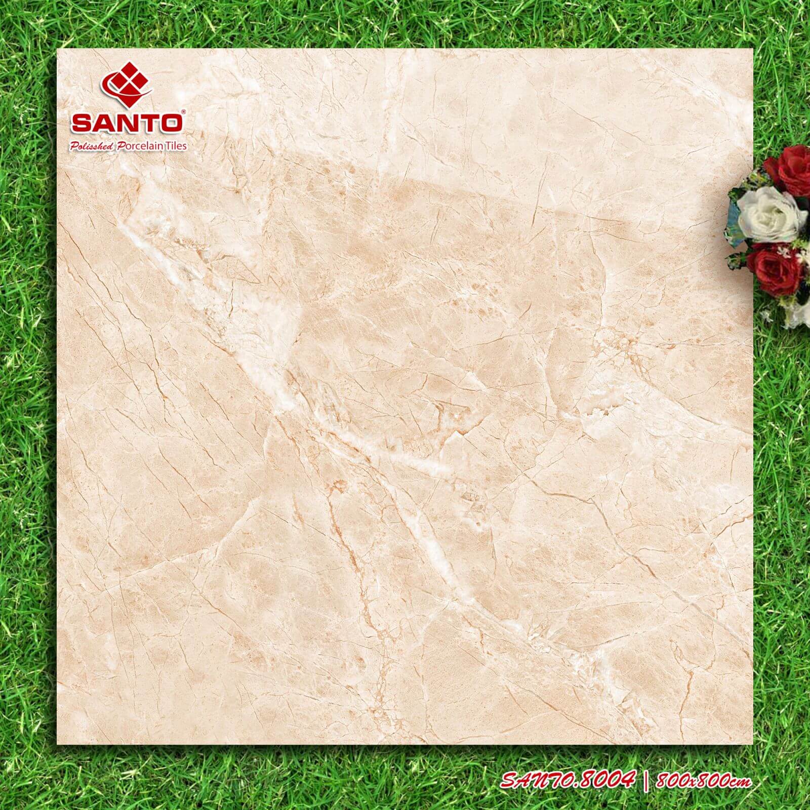 GẠCH LÁT 80x80: SANTO8004 GẠCH LÁT 80x80: SANTO8004