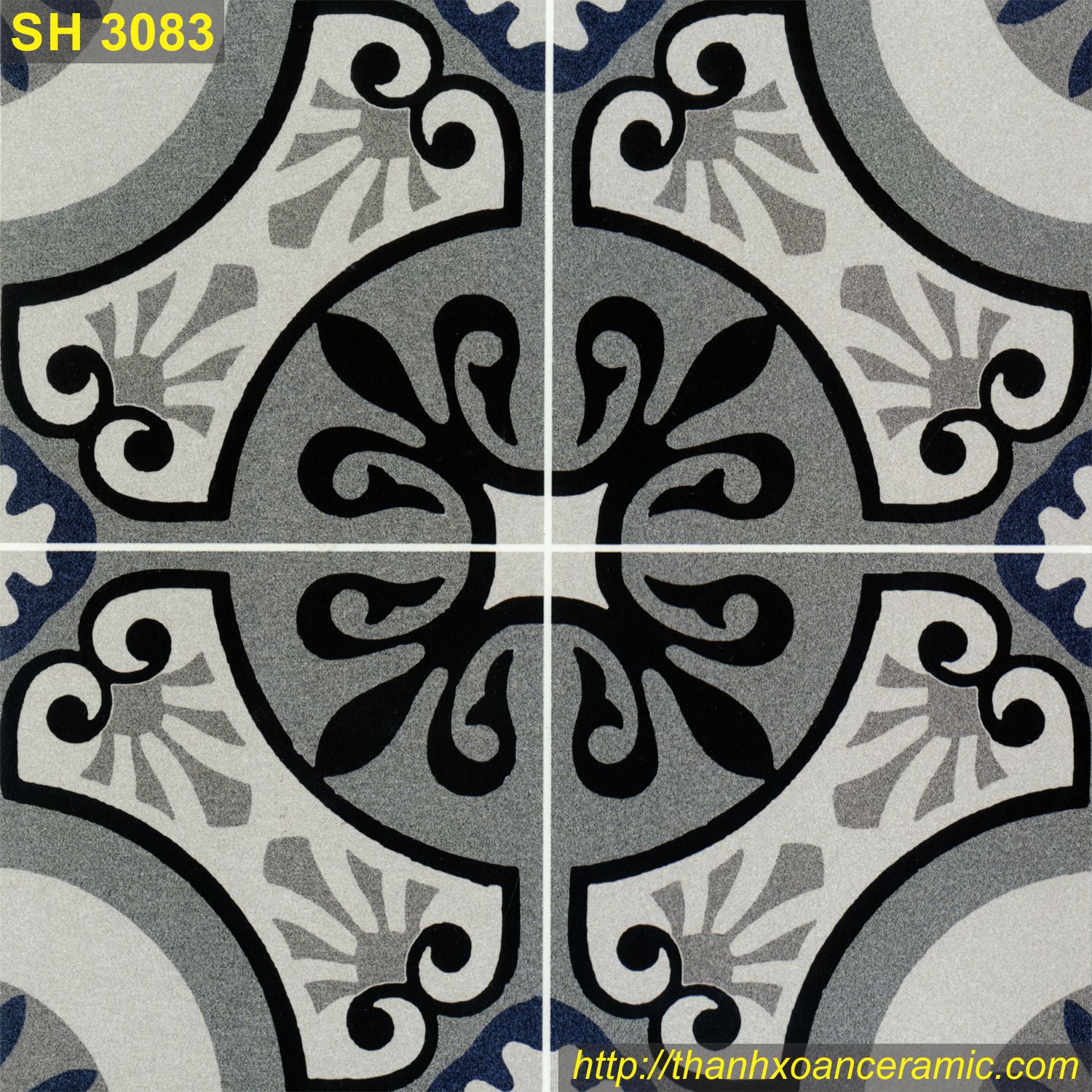 GẠCH BÔNG 30x30: SH3083 GẠCH BÔNG 30x30: SH3083