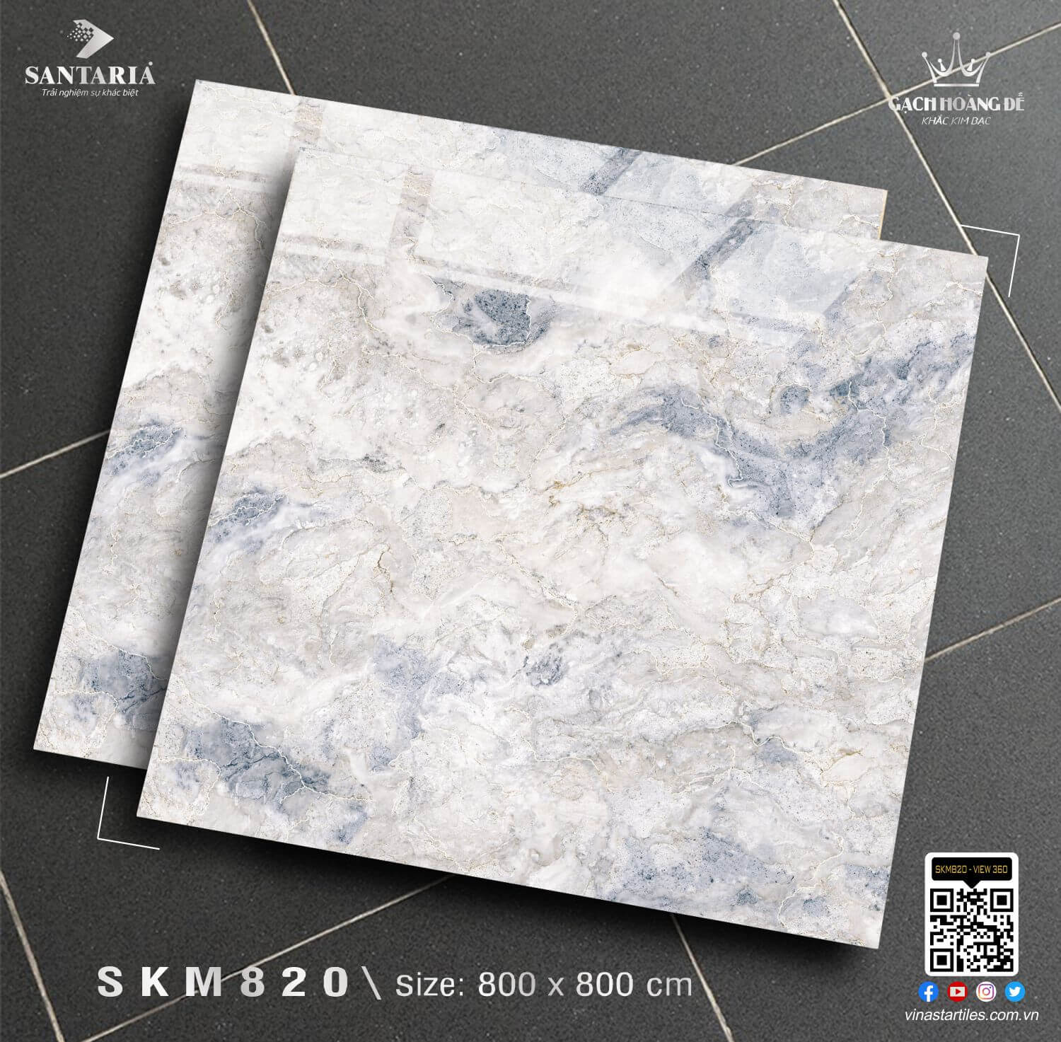 GẠCH KHẮC KIM BẠC: SKM820 GẠCH KHẮC KIM BẠC: SKM820