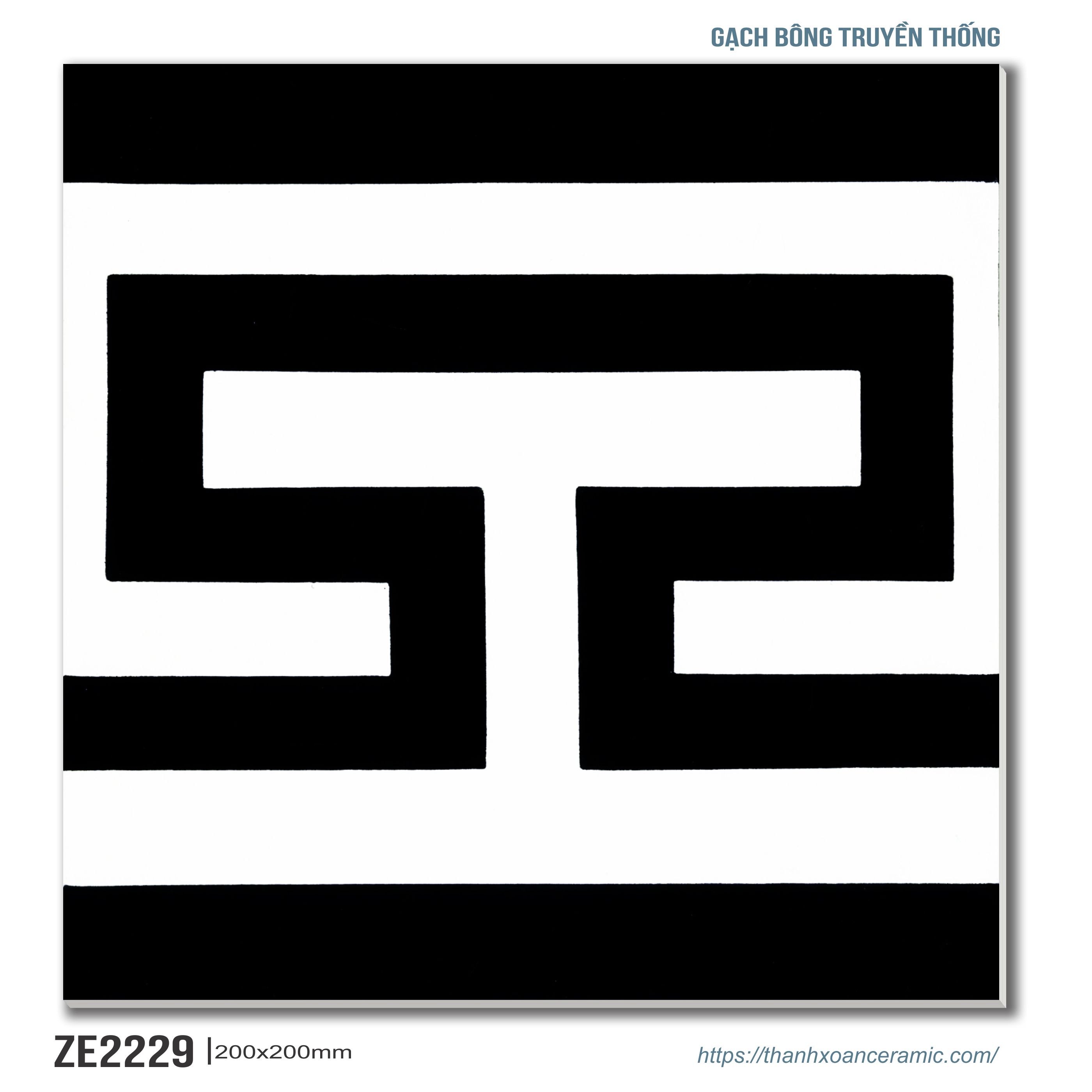 GẠCH BÔNG 20x20: ZE2229 (Viền) GẠCH BÔNG 20x20: ZE2229 (Viền)