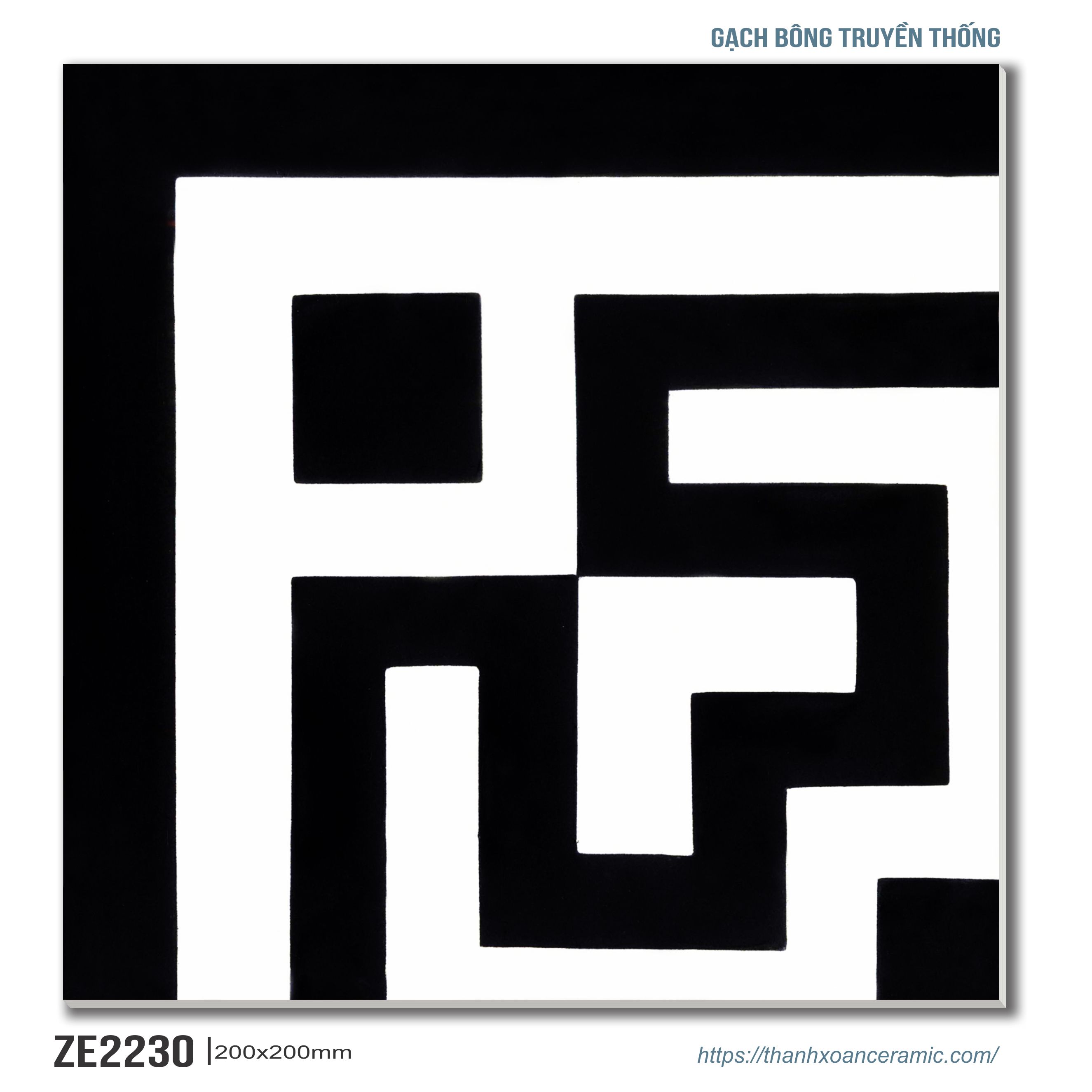 GẠCH BÔNG 20x20: ZE2230 (Góc) GẠCH BÔNG 20x20: ZE2230 (Góc)