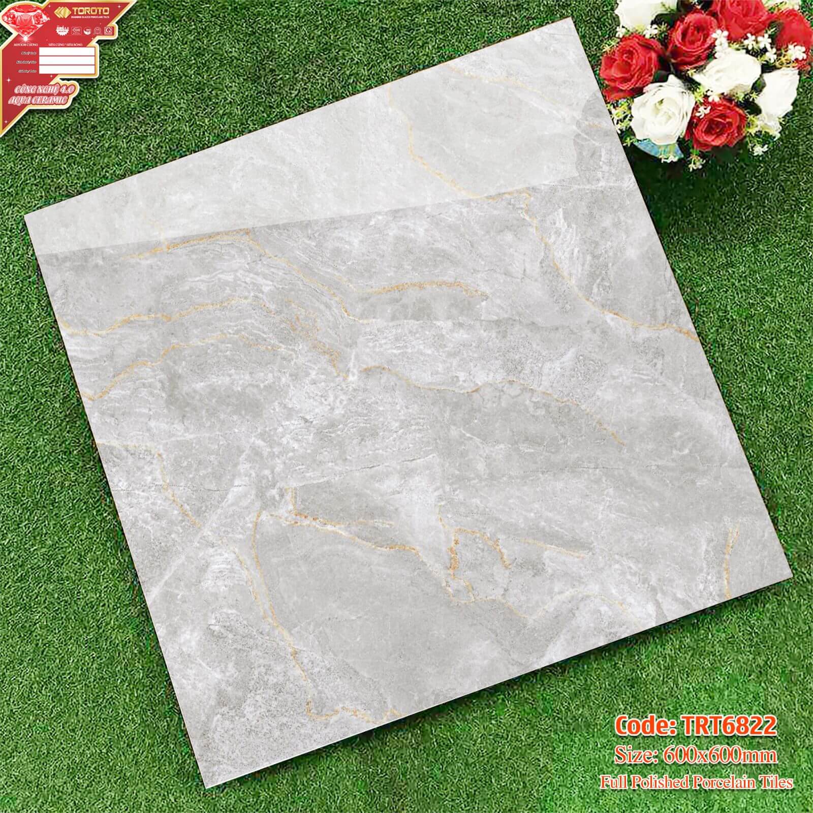 GẠCH LÁT NỀN 60x60: TRT6822 GẠCH LÁT NỀN 60x60: TRT6822