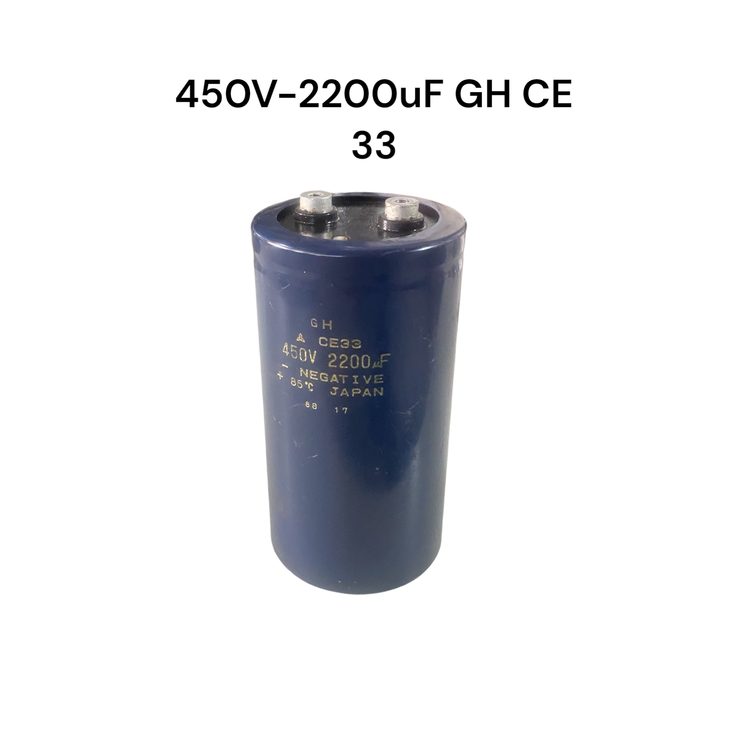 TỤ ĐIỆN 400V-220uF GH CE33 PHÂN CỰC