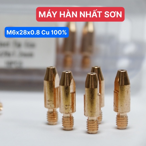 BÉP HÀN MIG M6X28X0.8mm BLACK WOLF (loại 1)