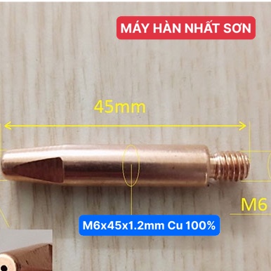 BÉP HÀN M6x45x1.2 BLACK WOLF