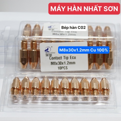 BÉP HÀN CO2 M8X30X1.2mm - BLACK WOLF (loại 1)