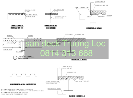 cấu tạo sàn deck
