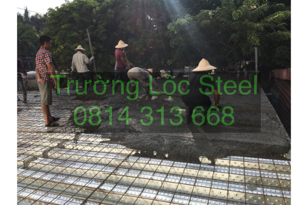 Tôn đổ sàn deck: Giải pháp thi công tối ưu cho sàn bê tông nhẹ, bền, tiết kiệm