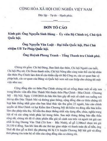 Gỗ sưa dân trồng chính quyền đòi bán: Dân tố huyện gian lận