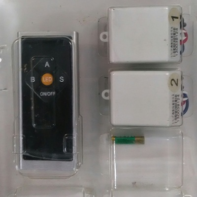REMOTE-2CH-2RELAY- 5 BUTTON
