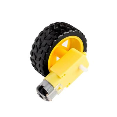 Gear Motor & Wheel for Robot DC 3-6v