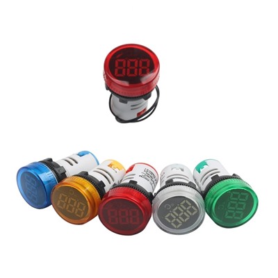 LED display temperature 22MM meter RED