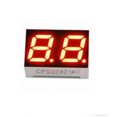 0.28 Inch Dual Red Color