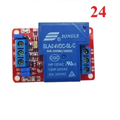 30A -24Vdc relay module with optocoupler