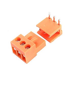 3-Pin Pcb Terminal 3.96mm Orange