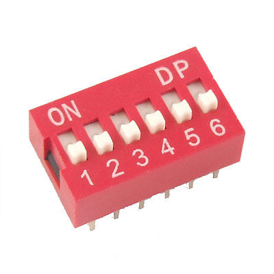 SWITCH DIP 6POS