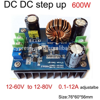 Step Up Module DC In 10-60 Out 12-80V-12A