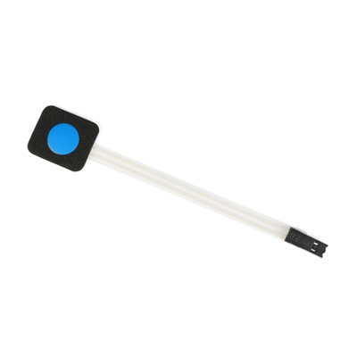 1 Key Button Membrane Blue