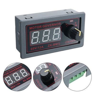 PWM DC Motor Speed Display LED 9-60VDC 12A BMG