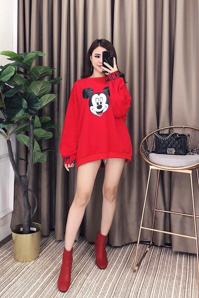 Hoodie Mickey in 3 mau cực xinh