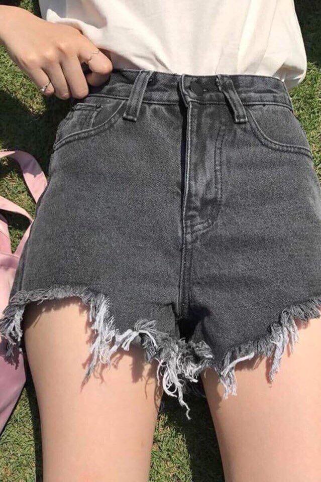 Short jean rách new street style