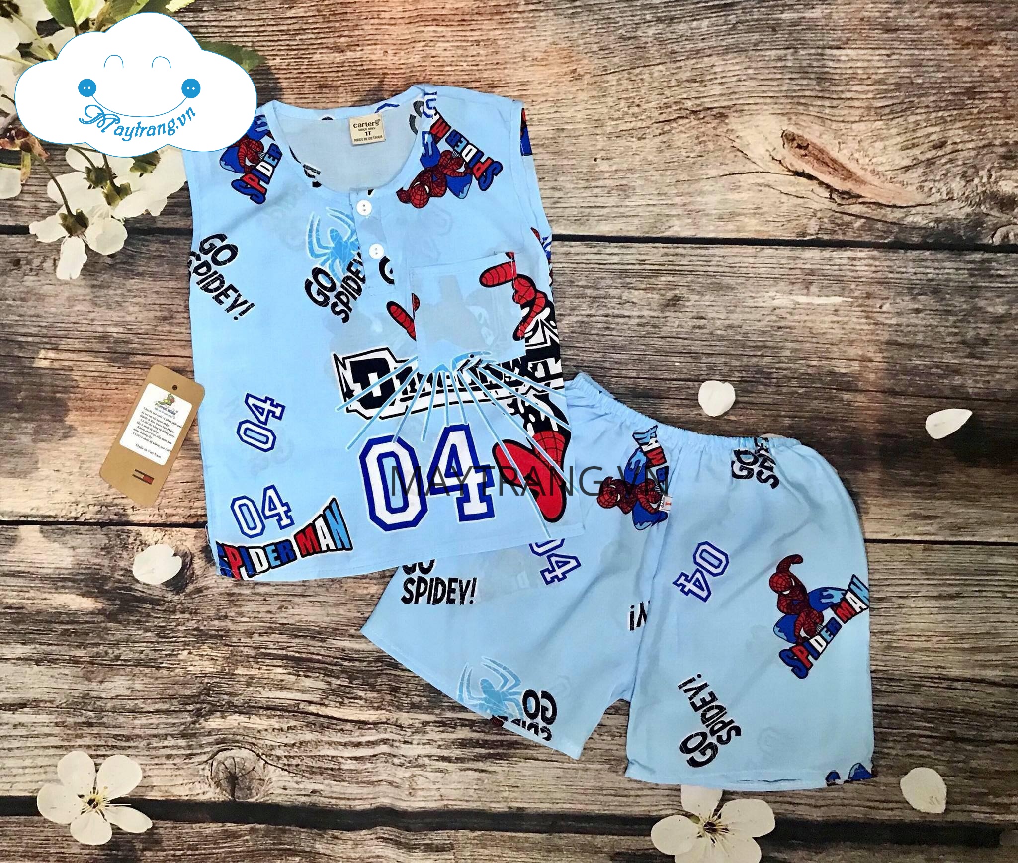 Combo 3 bộ tole thái cổ trụ bé trai bao giặt không rút