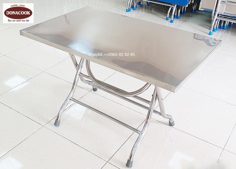 Bàn ăn inox loại dày