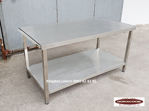 BÀN INOX CÓ THANH GÀI DAO