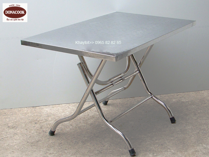 Bàn ăn inox chất liệu 201
