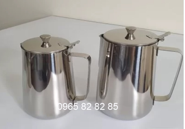 ca, cốc inox  có nắp đậy đựng sữa