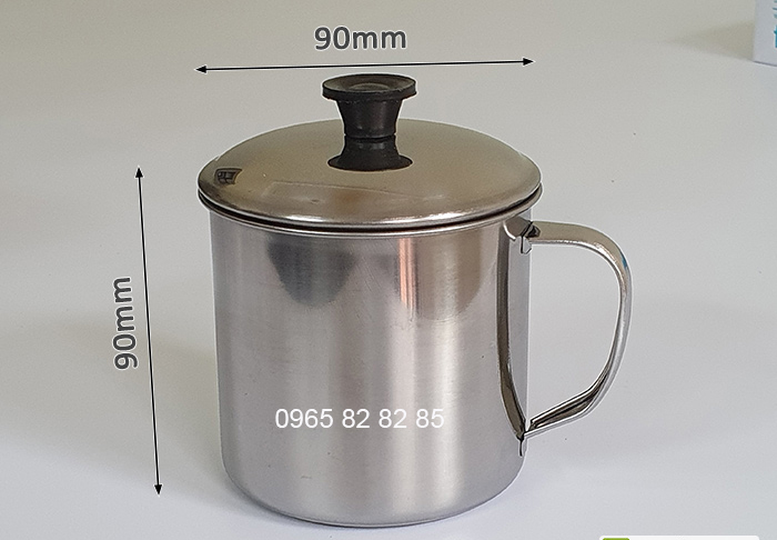 cốc inox, ca inox có nắp đậy