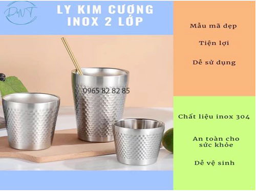cốc inox 2 lớp