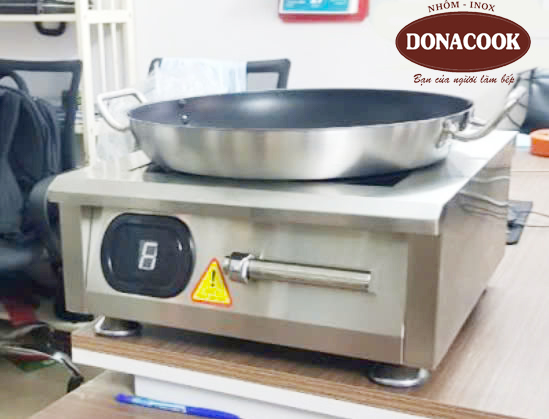 chảo inox phủ chống dính 50cm
