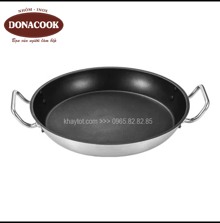 CHẢO INOX ĐÁY BẰNG CHỐNG DÍNH 50CM
