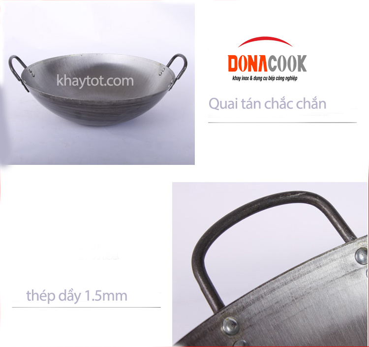chảo thép công nghiệp cao cấp