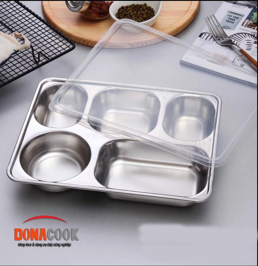 khay cơm inox