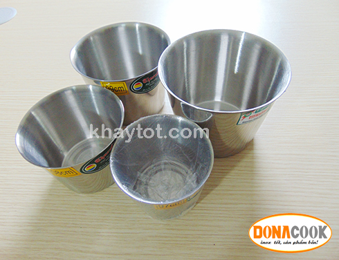 cốc inox làm caramen