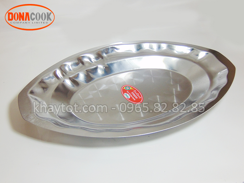 đĩa hấp cá inox