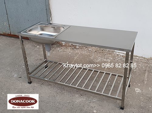 CHẬU RỬA KÈM KỆ BẾP