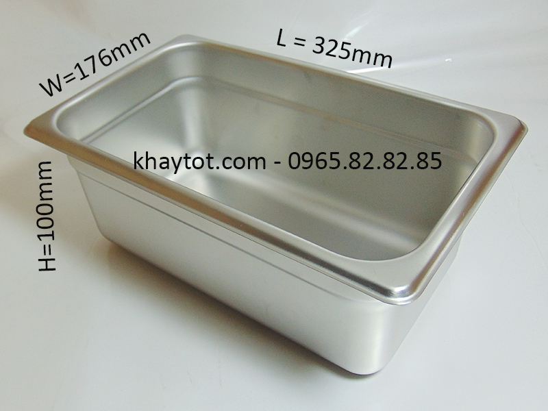 Khay inox đựng kem