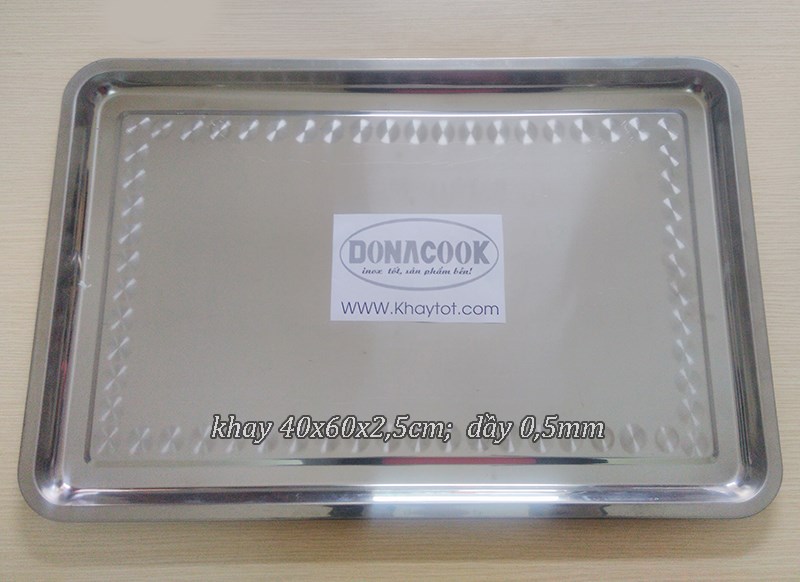 khay inox 40*60