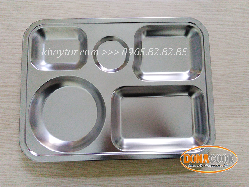 khay cơm inox 5 ngăn
