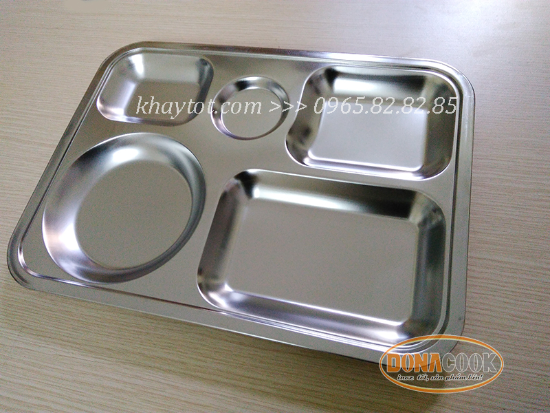 khay cơm inox 5 ngăn kcxt-k5cnt