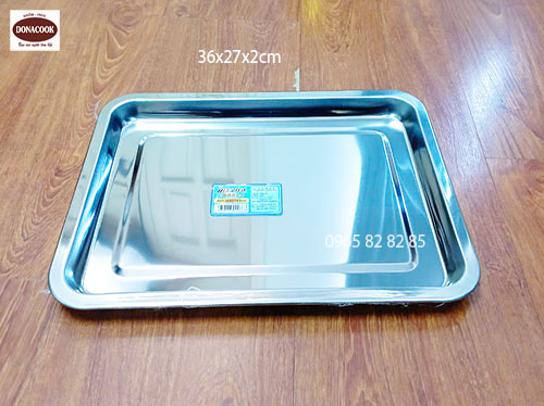 khay inox 36x27x2cm