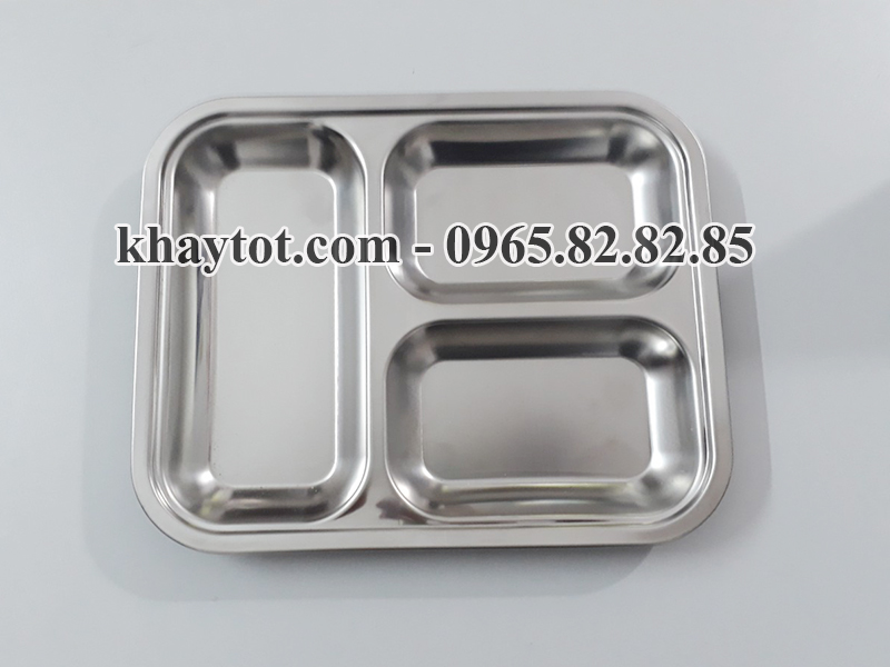 khay cơm inox