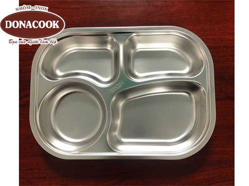 Khay ăn inox cho trẻ