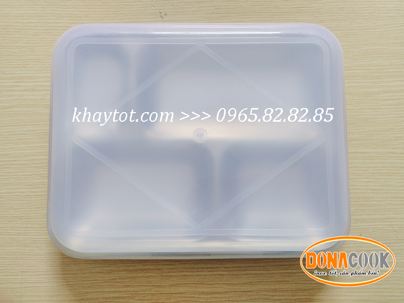 khay cơm inox 4 ngăn