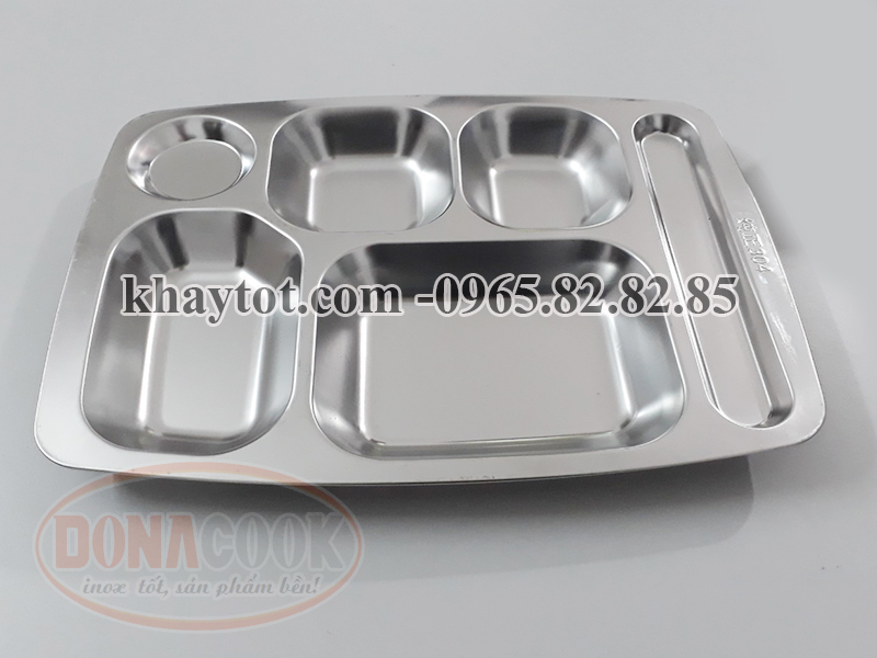 khay cơm inox